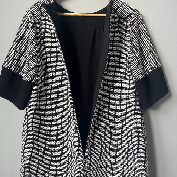 Banana Republic Tweed Shift Dress in black and white size 12 - Picture 3 of 8